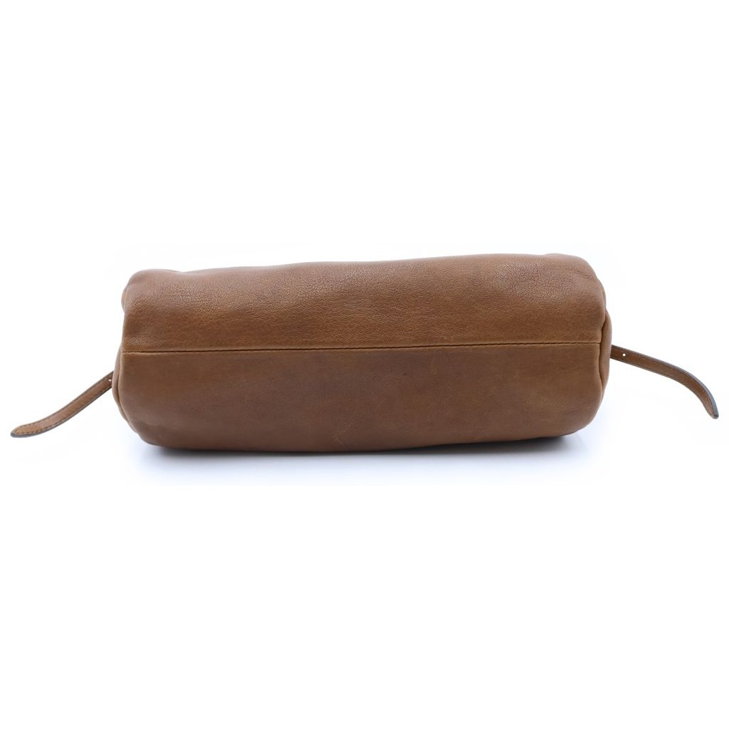 Miu Miu Nappa Leather Pouch Brown — view 4