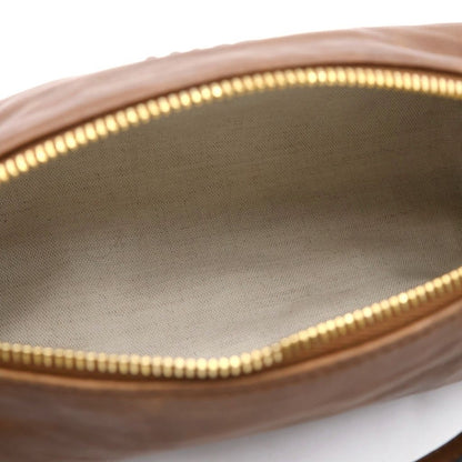 Miu Miu Nappa Leather Pouch Brown — view 7