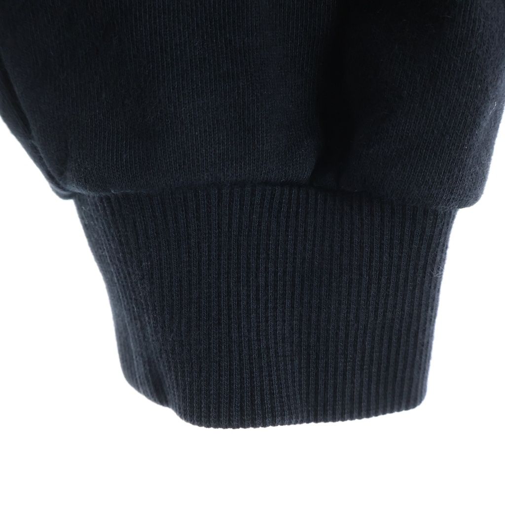 Celine Front Logo Zip Up Pullover Sweatshirt Hoodie Black — view 6