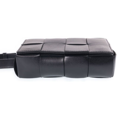Bottega Veneta Cassette Waist Bag Black Leather — view 4