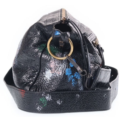 Balenciaga Le City Moto Small Shoulder Bag Black — view 3
