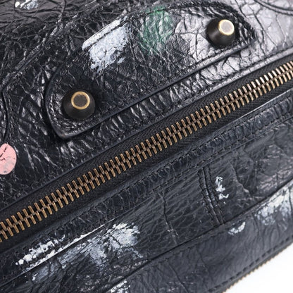 Balenciaga Le City Moto Small Shoulder Bag Black — view 6