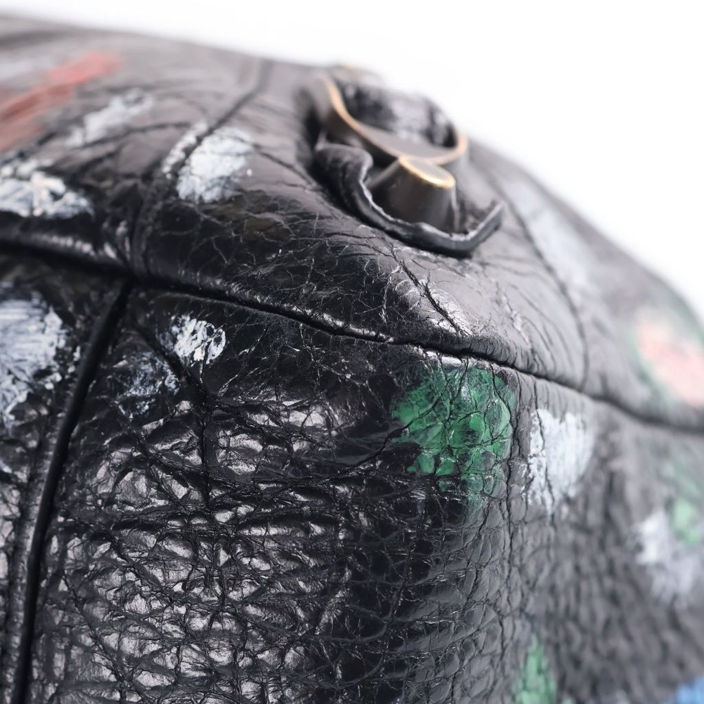 Balenciaga Le City Moto Small Shoulder Bag Black — view 5