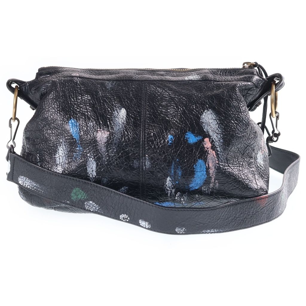 Balenciaga Le City Moto Small Shoulder Bag Black — view 2