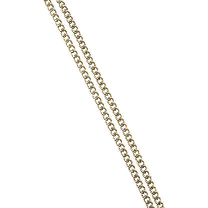 Chanel CC Logo Pendant Chain Gold Pink — view 4