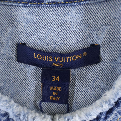 Louis Vuitton Sleeveless Monogram Dress Denim Black — view 6