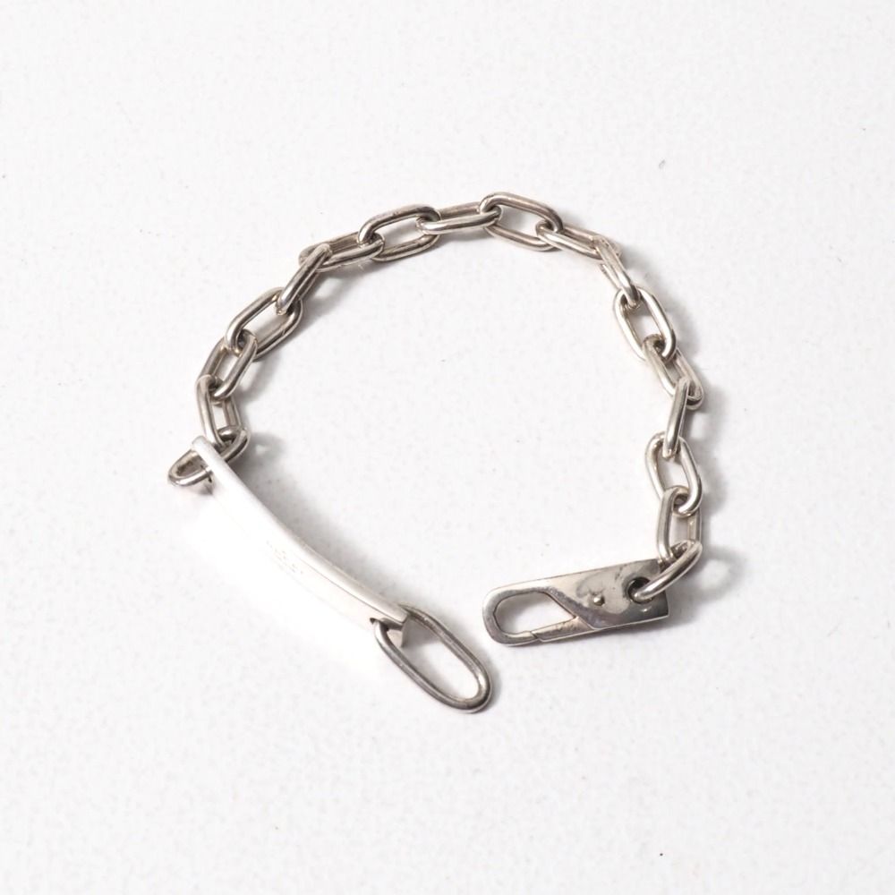 Gucci Bracelet 925 Sterling Silver Logo Plate — view 3