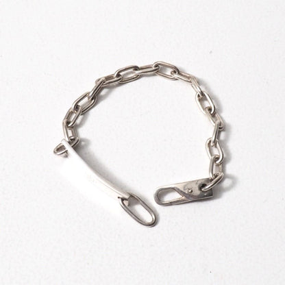 Gucci Bracelet 925 Sterling Silver Logo Plate — view 3