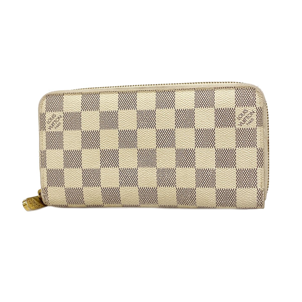 Louis Vuitton Wallet Damier Azur Zippy White