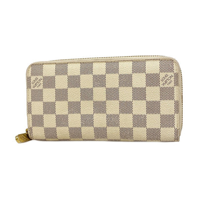 Louis Vuitton Wallet Damier Azur Zippy White