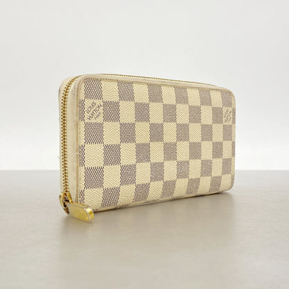 Louis Vuitton Wallet Damier Azur Zippy White — view 2