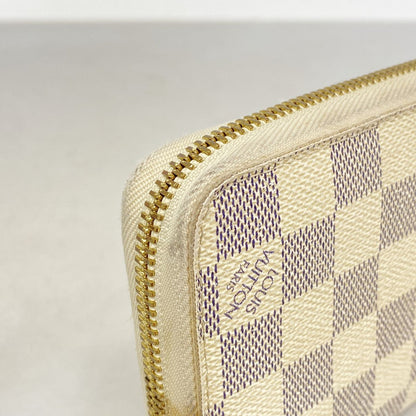 Louis Vuitton Wallet Damier Azur Zippy White — view 6