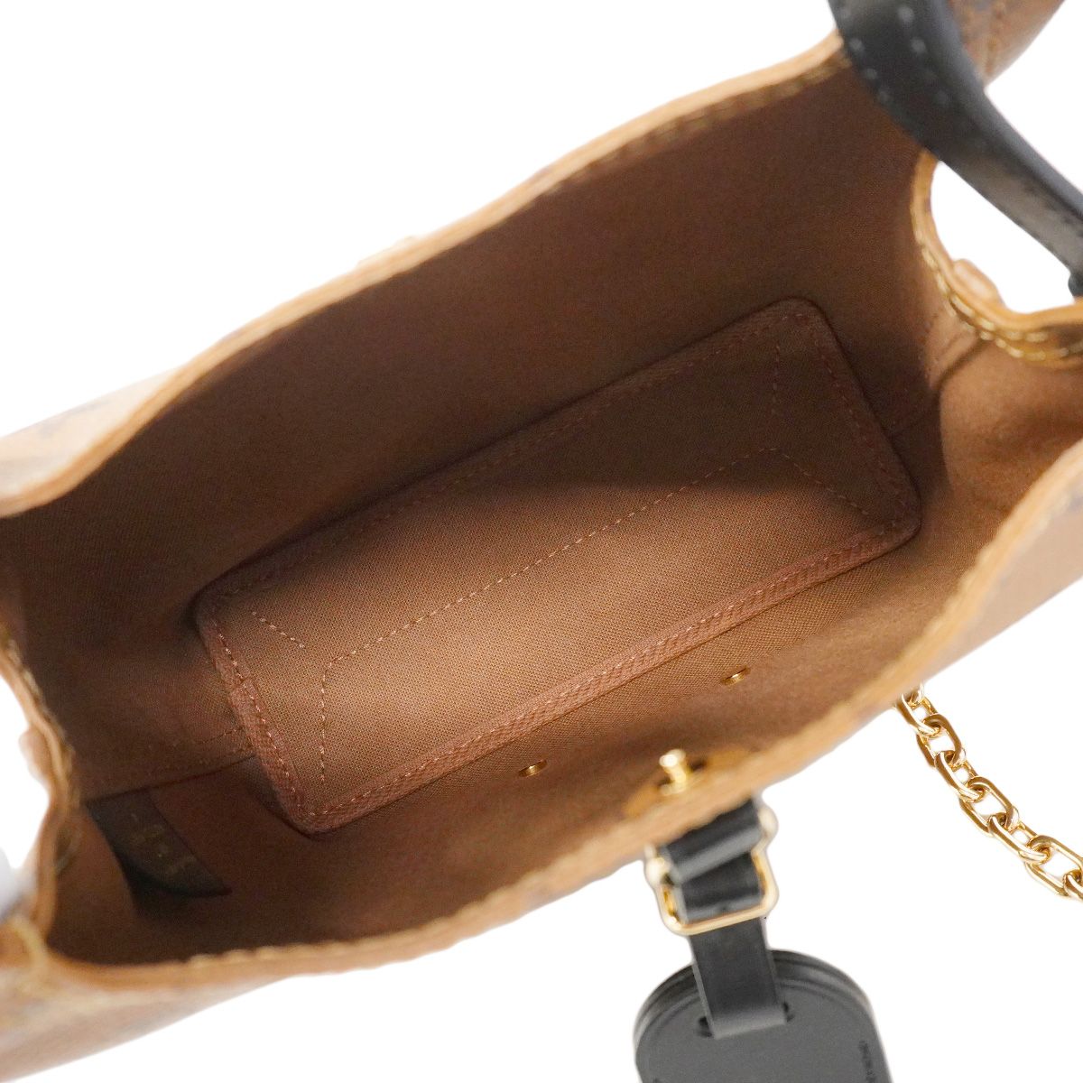 Louis Vuitton Handbag Monogram Reverse Atlantis BB Light Brown 2-Way Bag — view 4