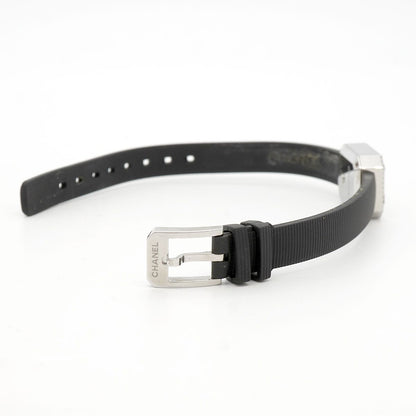 Chanel Premiere Diamond Bezel Black Dial Watch — view 4