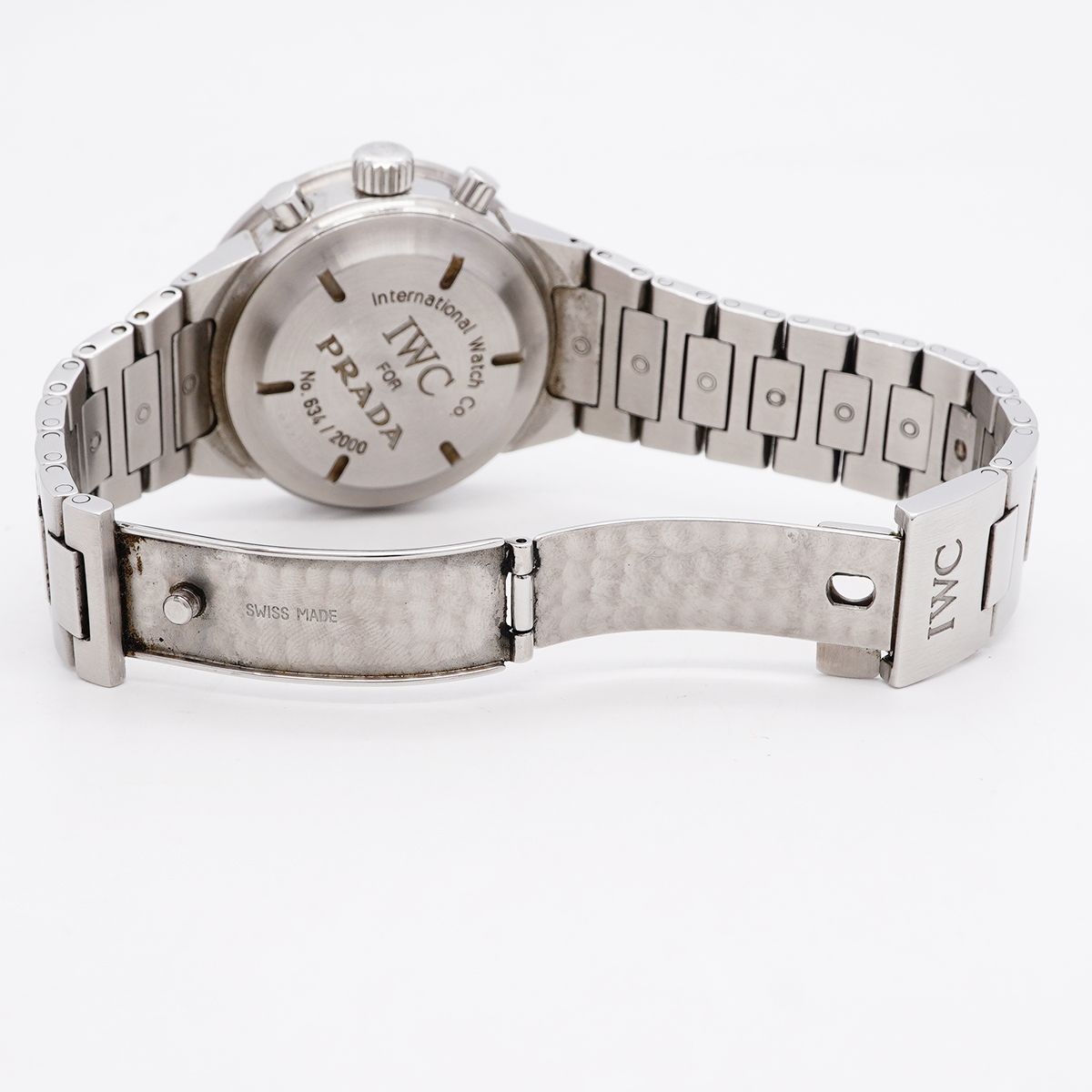 Prada IWC Schaffhausen GST Chronograph Silver Dial Watch — view 4