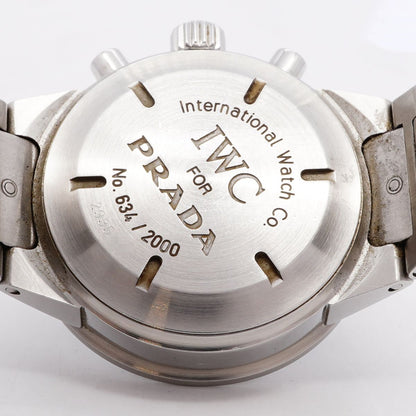 Prada IWC Schaffhausen GST Chronograph Silver Dial Watch — view 5