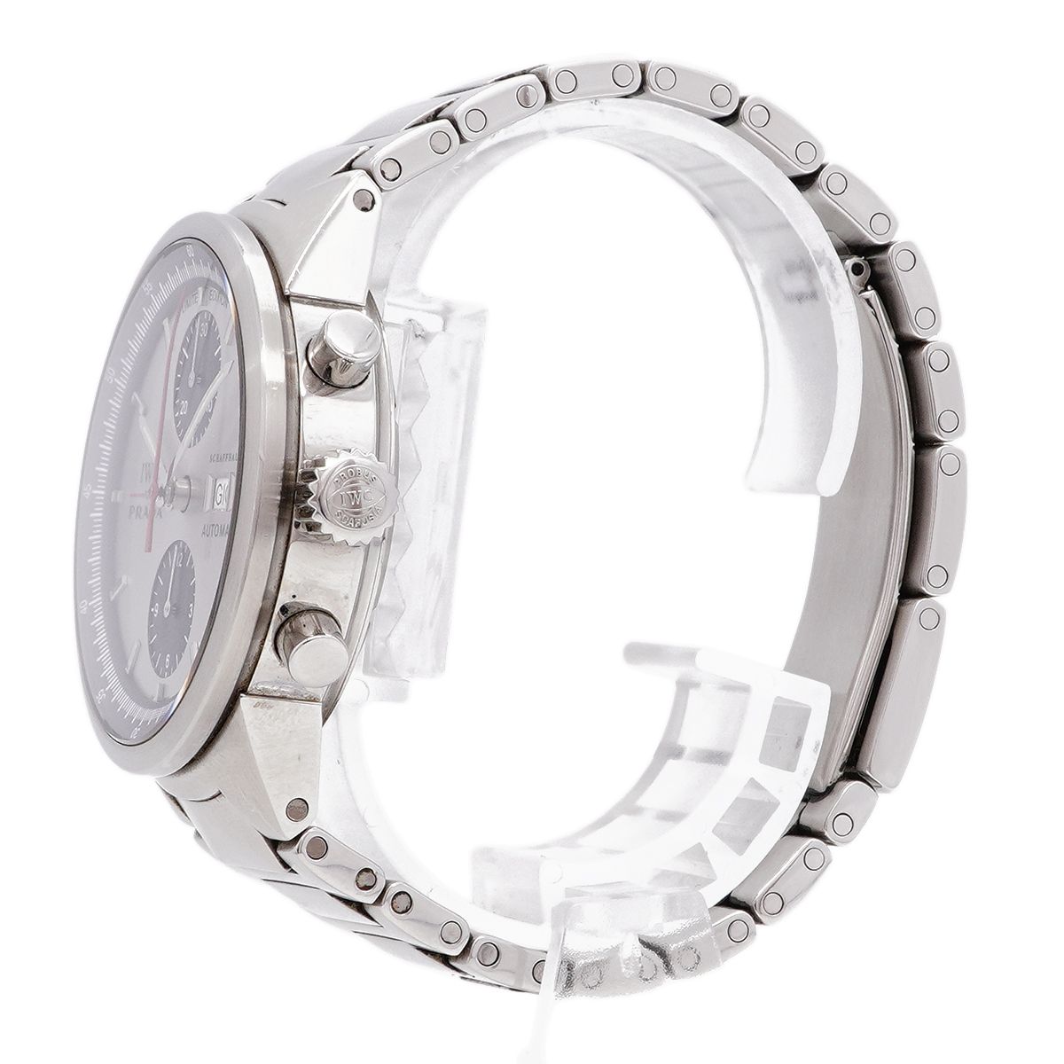 Prada IWC Schaffhausen GST Chronograph Silver Dial Watch — view 2