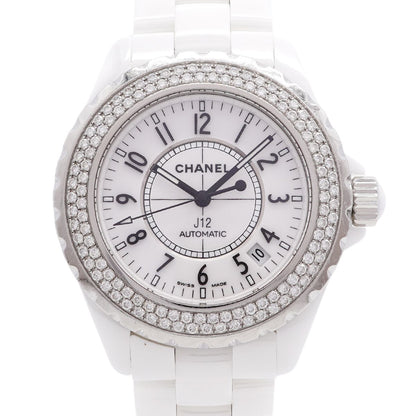 Chanel Diamond Bezel White Dial Watch