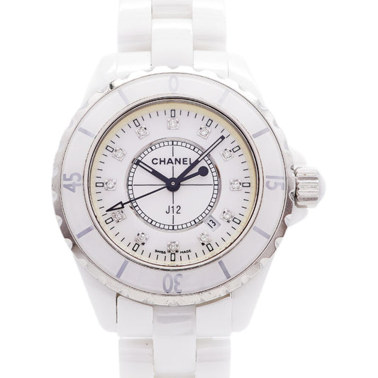 Chanel 12P Diamond White Dial Watch