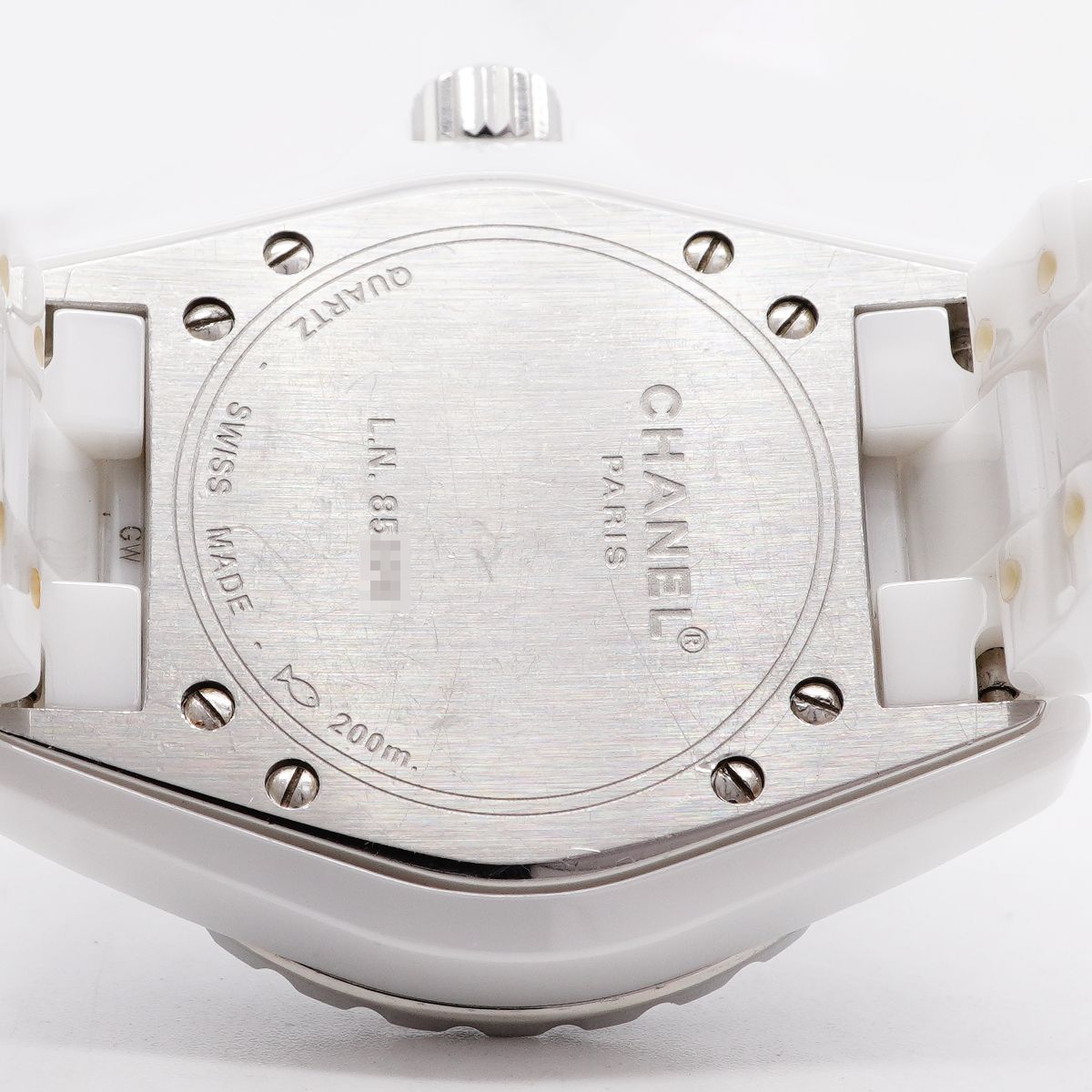 Chanel 12P Diamond White Dial Watch — view 5