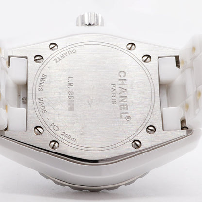 Chanel 12P Diamond White Dial Watch — view 5