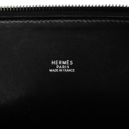 Hermes Handbag Bolide 31 Box Calf Black Silver 2-Way Bag — view 5