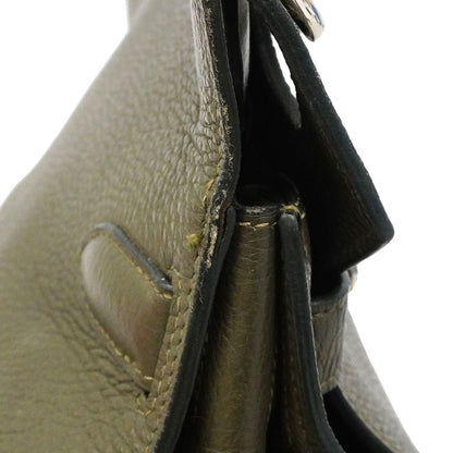 Hermes Shoulder Bag Jypsiere 34 Taurillon Clemence Canopi Silver — view 8
