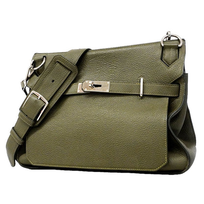 Hermes Shoulder Bag Jypsiere 34 Taurillon Clemence Canopi Silver