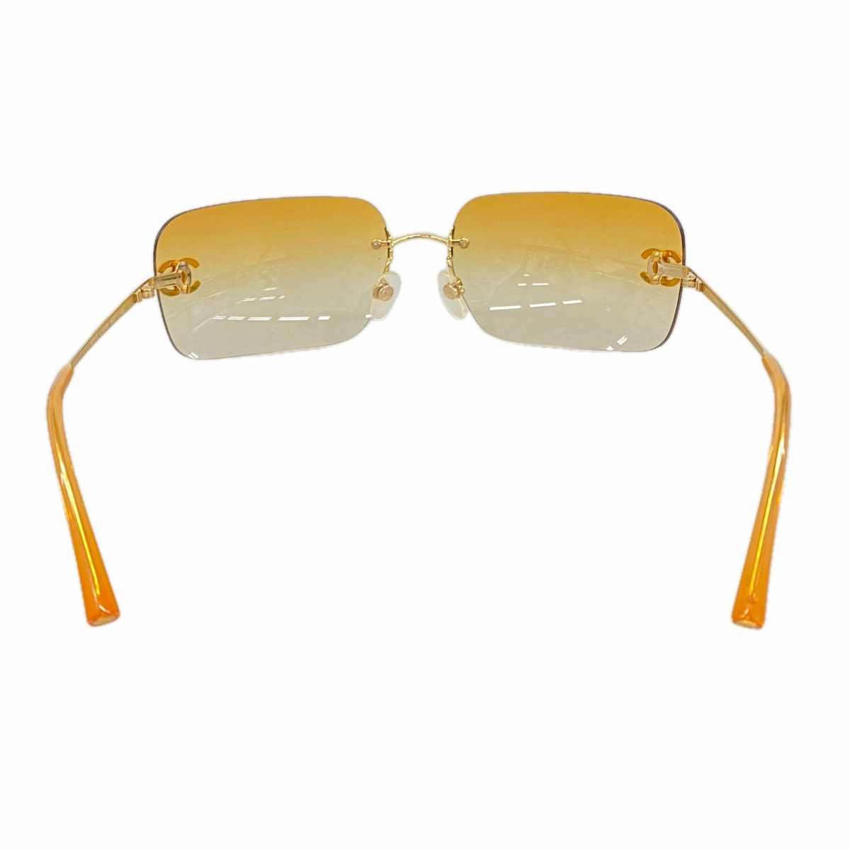 Chanel Sunglasses Acetate Brown Gold Eyewear — view 8