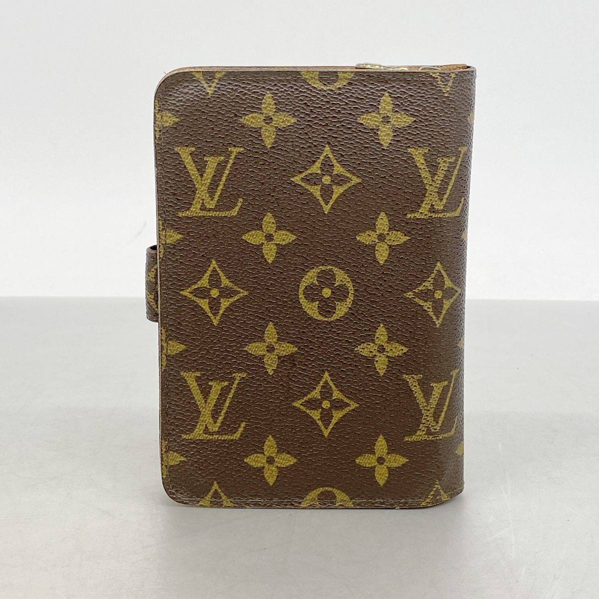 Louis Vuitton Wallet Monogram Porte Papier Zip Brown — view 8