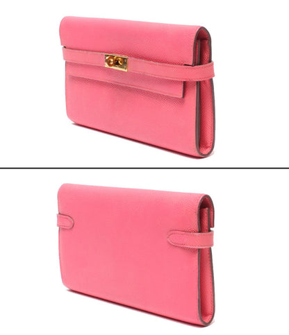 Hermes Wallet Gold Kelly — view 3