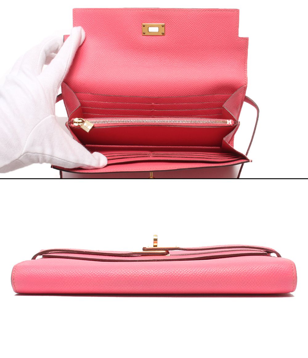 Hermes Wallet Gold Kelly — view 4