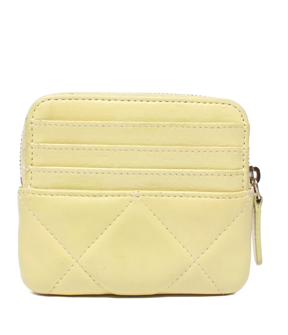 Chanel Coin Purse Card Case Gold CC Logo Chanel 19 — view 2