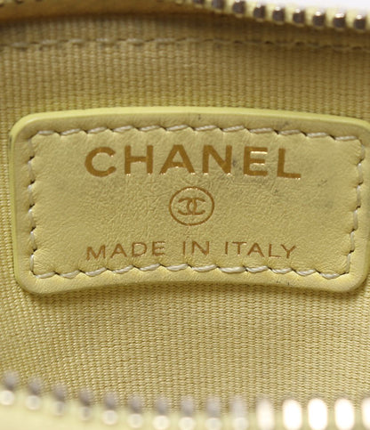 Chanel Coin Purse Card Case Gold CC Logo Chanel 19 — view 5