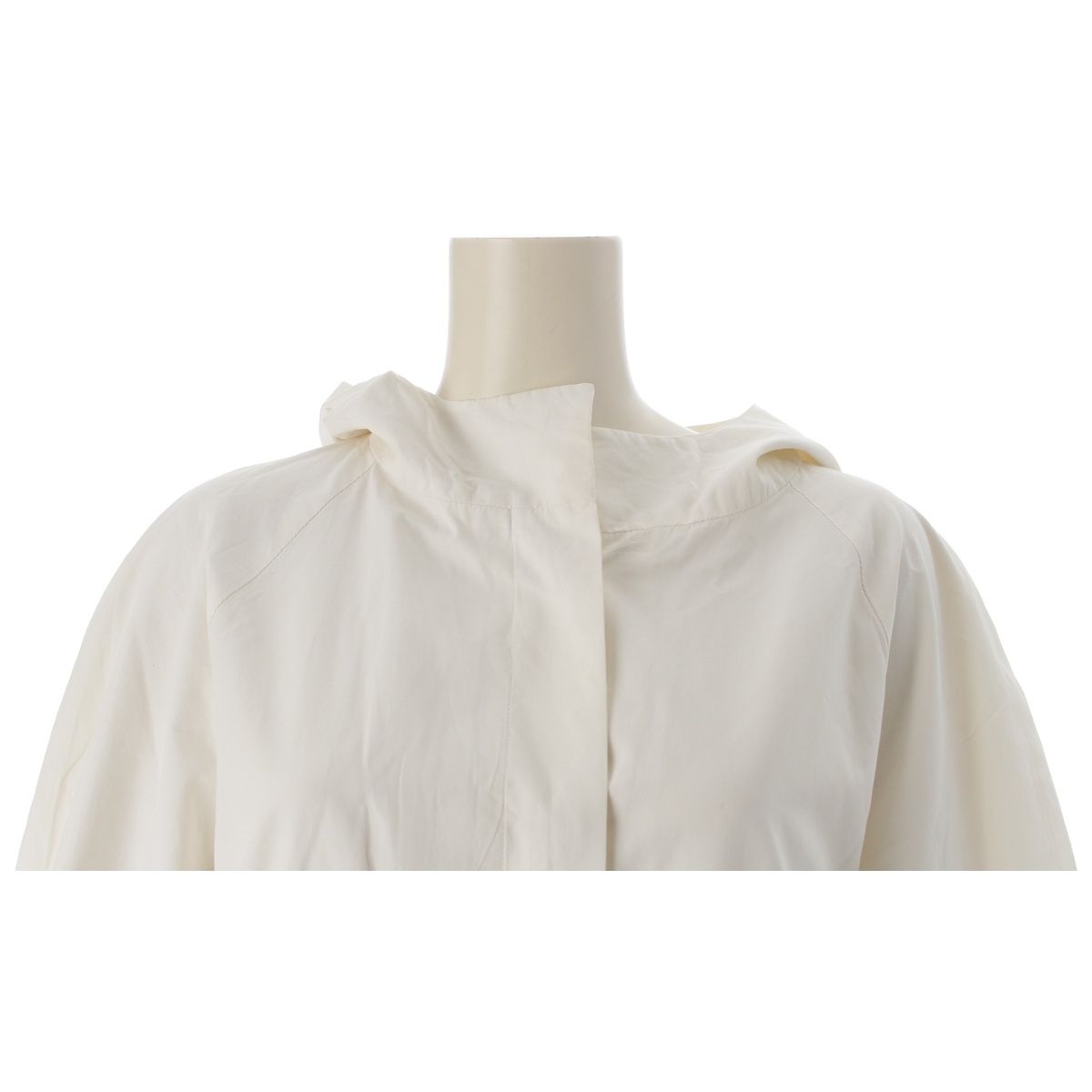 Celine Cotton Surgical Mod Coat Vintage White 40 — view 5