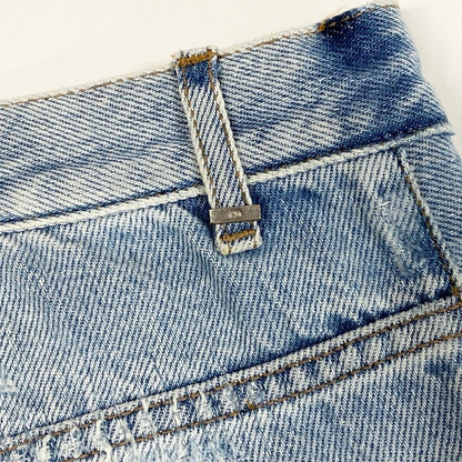 Dior Kris Van Assche Era Repair Denim Pants Light Blue Cotton 32 — view 7