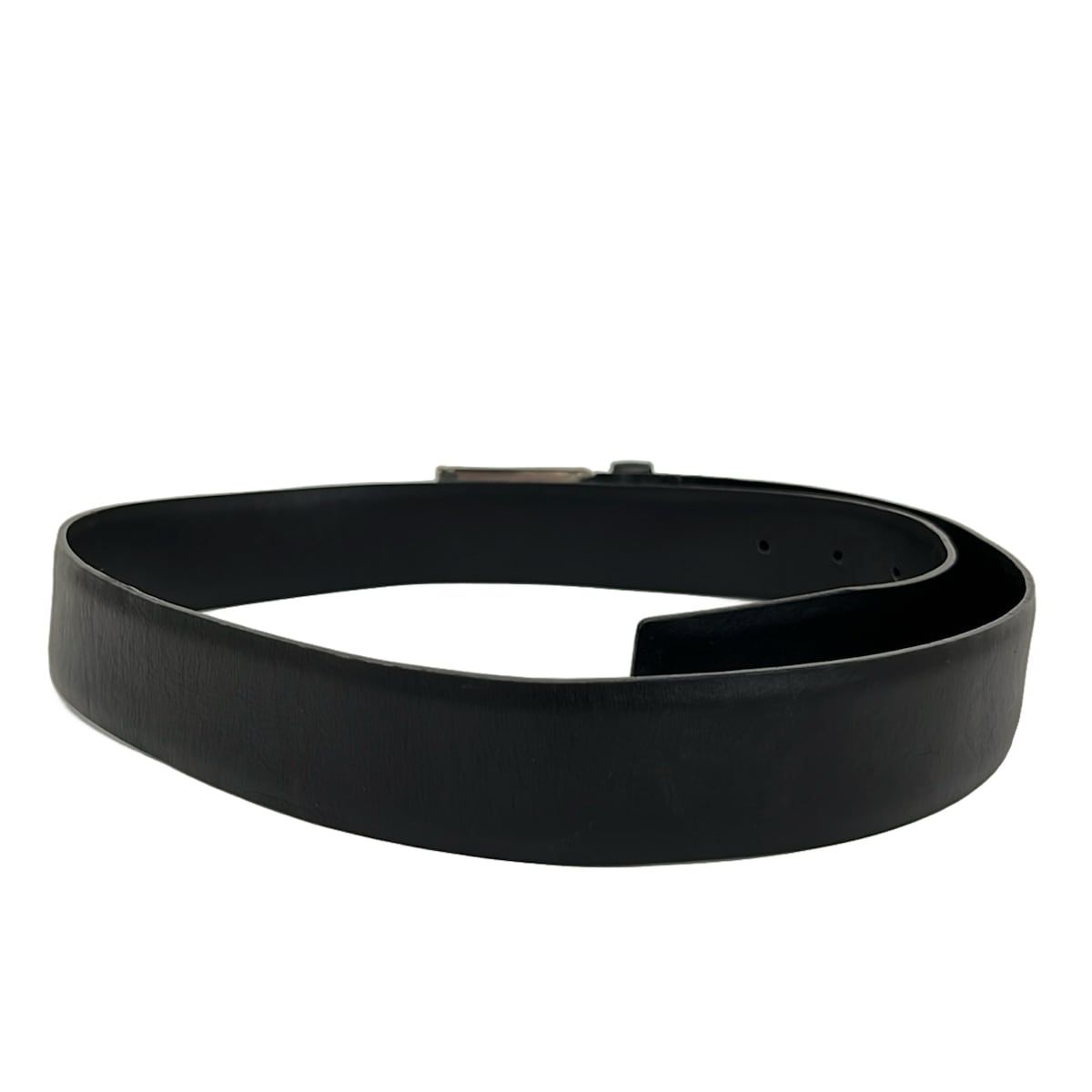Prada Belt Black Silver Leather — view 2