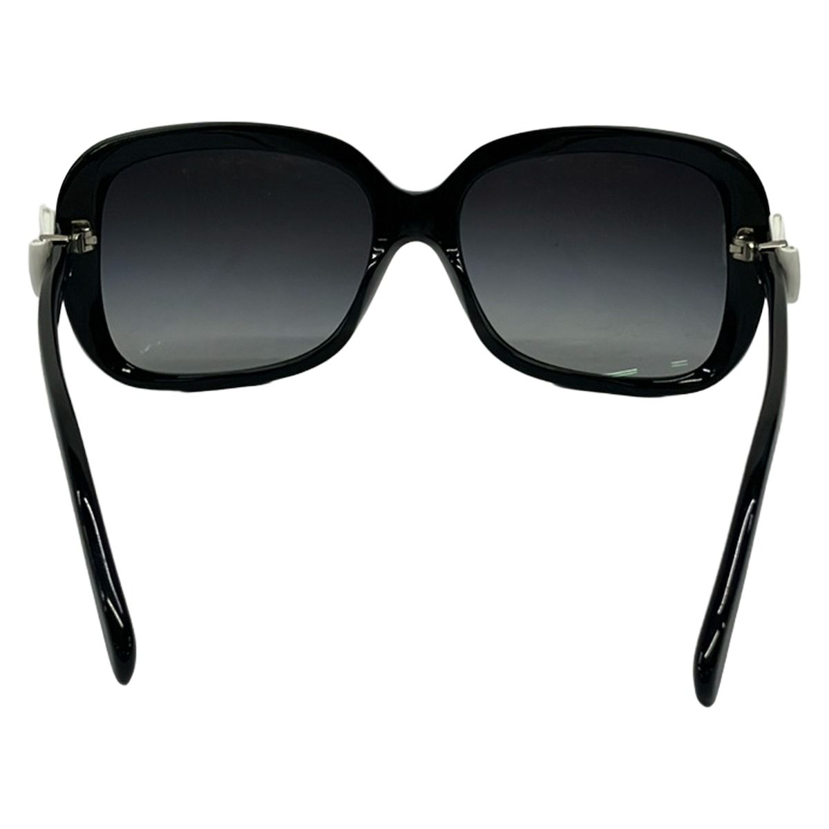 Chanel Sunglasses Black White Ribbon CC Logo Eyewear — view 3