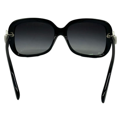 Chanel Sunglasses Black White Ribbon CC Logo Eyewear — view 3