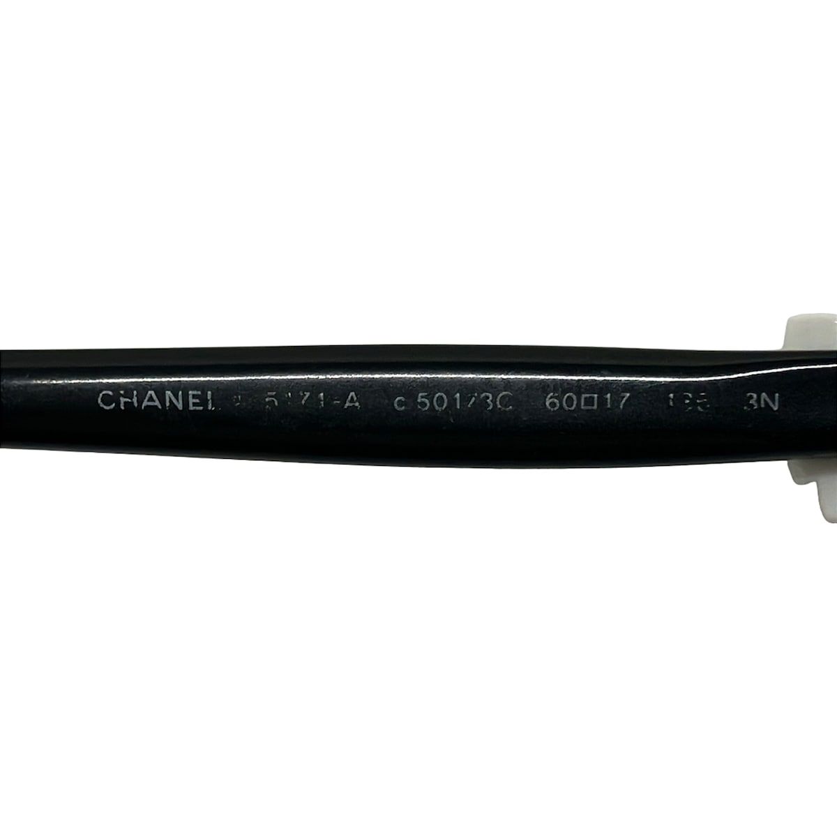 Chanel Sunglasses Black White Ribbon CC Logo Eyewear — view 4