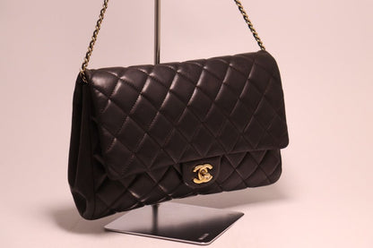 Chanel Quilted Lambskin Chain Shoulder Bag — view 4