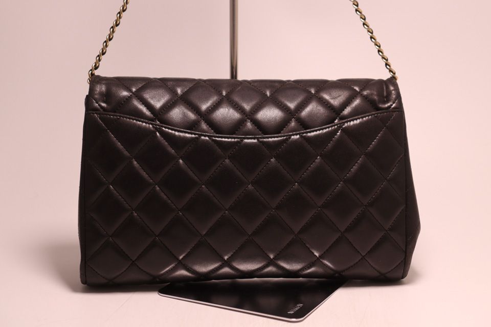 Chanel Quilted Lambskin Chain Shoulder Bag — view 2