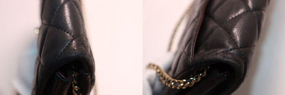 Chanel Quilted Lambskin Chain Shoulder Bag — view 8