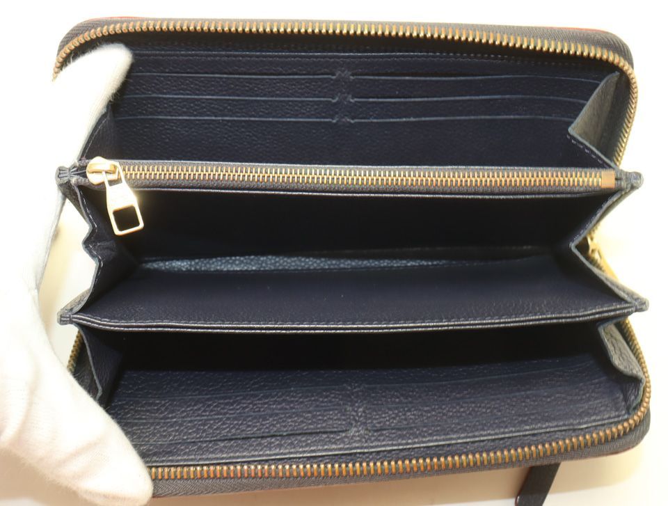 Louis Vuitton Portefeuille Clemence Monogram Empreinte Zip Around Wallet — view 5