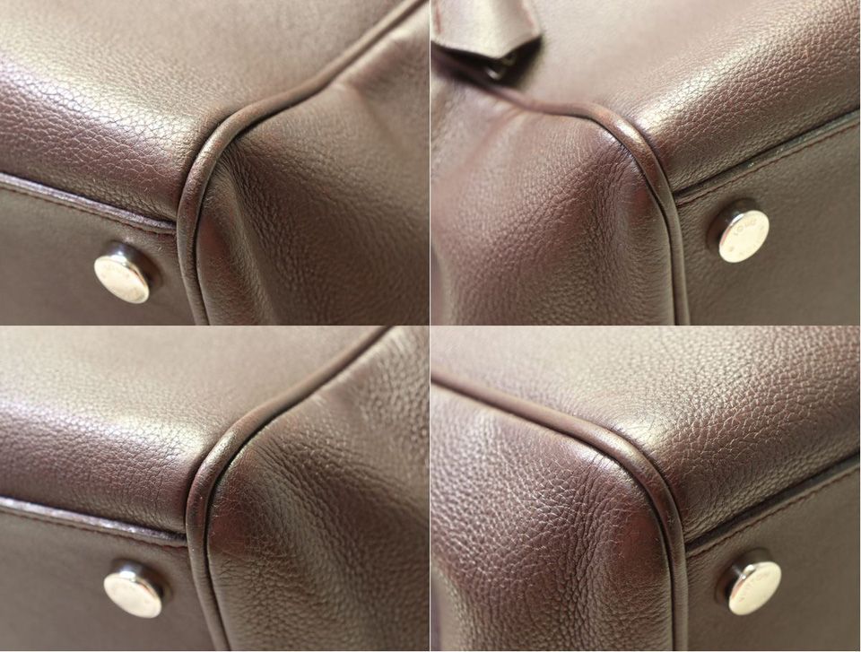 Louis Vuitton Leather Miralis Automarokinuri Handbag — view 5