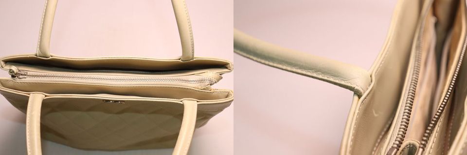 Chanel Quilted Lambskin Tote Bag — view 8