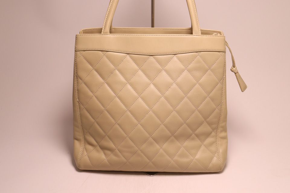 Chanel Quilted Lambskin Tote Bag — view 2