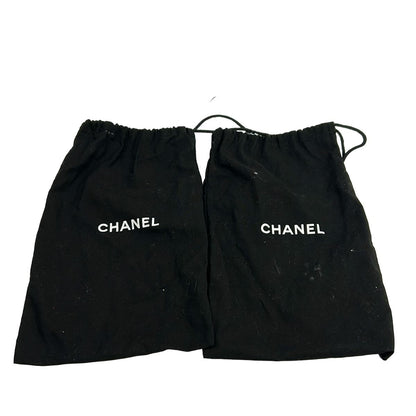 Chanel Sandals Navy Light Green Blue Camellia — view 7