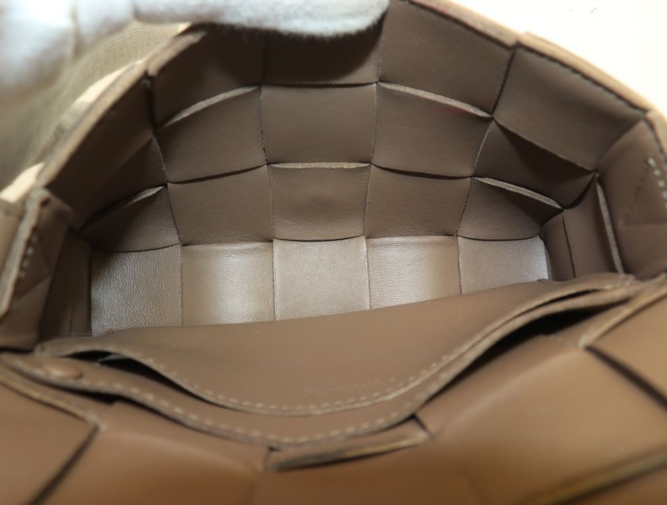 Bottega Veneta Maxi Intrecciato Cassette Leather Shoulder Bag — view 7