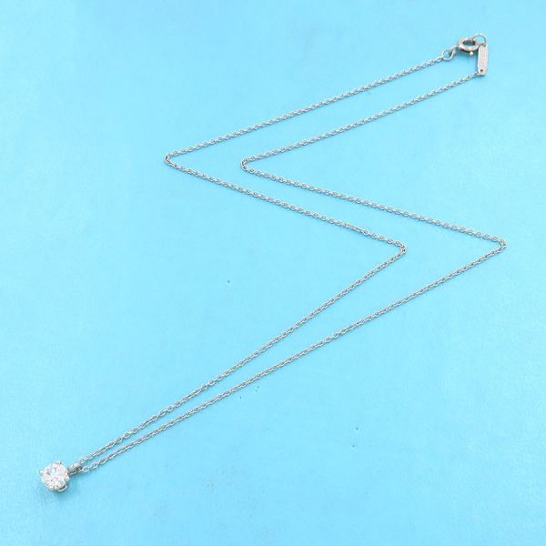 Tiffany & Co Near Solitaire Diamond Necklace — view 4
